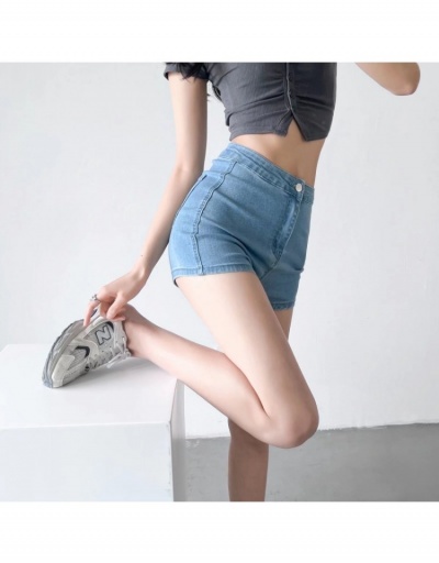 Replica Simple Design Black Straight Denim Shorts #797102 $33.35 USD for Wholesale