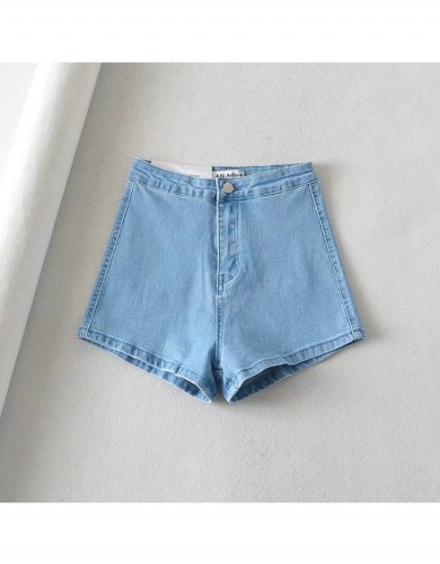 Replica Simple Design Black Straight Denim Shorts #797102 $33.35 USD for Wholesale