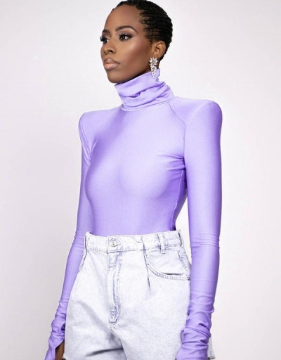 Replica Popular Sexy Turtle Neck Long Sleeve Bodysuit  Long Sleeve Turtle/High Neck #797117 $21.29 USD for Wholesale