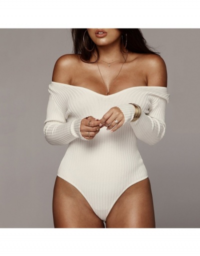 Replica  Sexy U-Neck Long Sleeve Women's Bodysuits Long Sleeve U Neck #797192 $18.20 USD for Wholesale