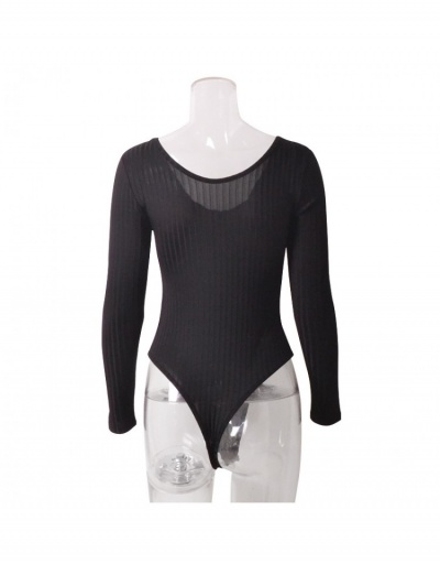 Replica  Sexy U-Neck Long Sleeve Women's Bodysuits Long Sleeve U Neck #797192 $18.20 USD for Wholesale