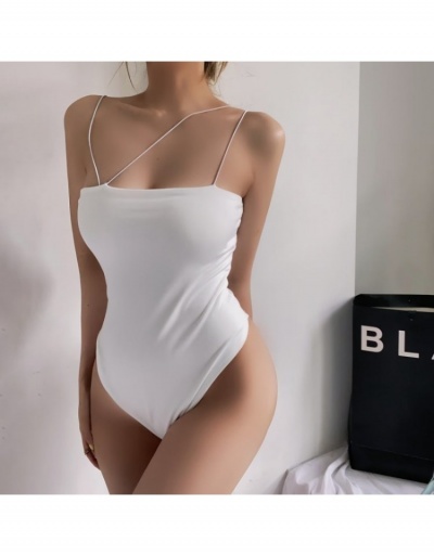 Sexy Solid Color Backless Spaghetti Straps Bodysuits Sleeveless #797196 $24.89 USD, Wholesale Fashion Bodysuits