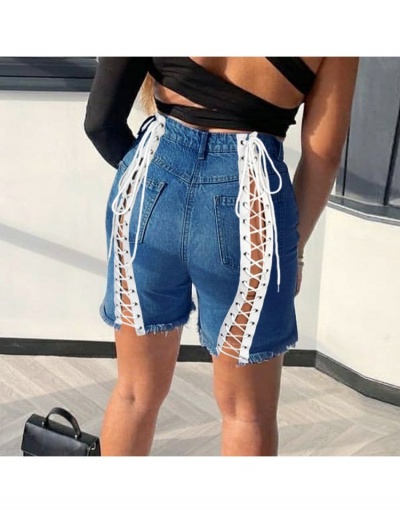 Replica Causal Raged Hem Denim Short For Women #797214 $26.04 USD for Wholesale