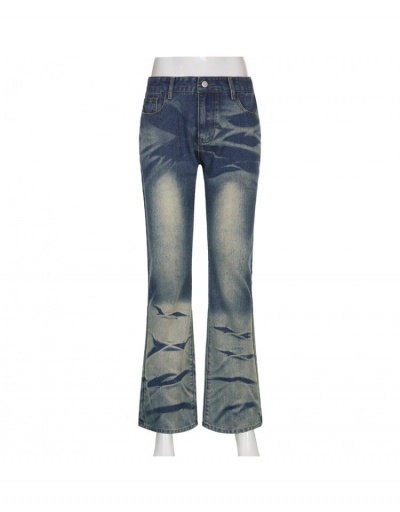 Replica Women Casual Denim High Rise Long Jans  #797218 $32.76 USD for Wholesale