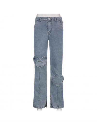 Replica Women Fashion High Rise Straight Long Jeans  #797219 $34.32 USD for Wholesale