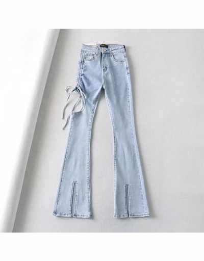 Replica Women Fashion Denim Flare Long Jeans  #797246 $46.09 USD for Wholesale