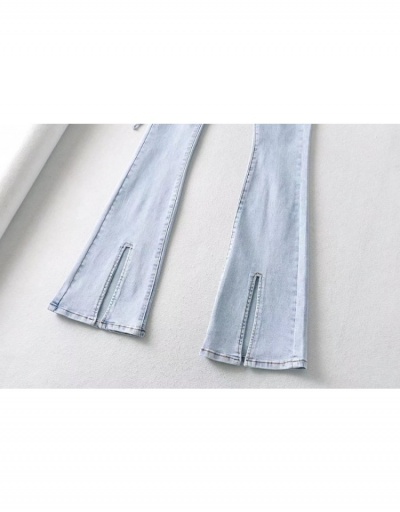 Replica Women Fashion Denim Flare Long Jeans  #797246 $46.09 USD for Wholesale