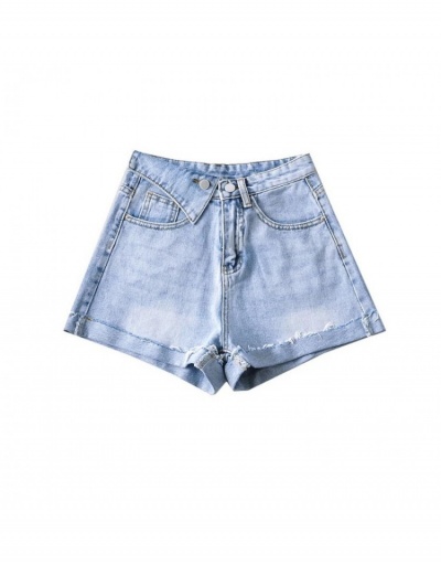 Replica Women Design Denim Short Jeans  #797248 $37.18 USD for Wholesale