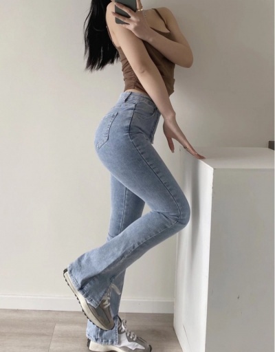 Replica Women Sexy Denim Lace Up Long Jeans  #797249 $44.44 USD for Wholesale