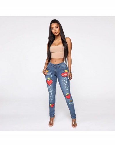  Summer Fashion Printing Women's Jeans #797256 $42.12 USD, Wholesale Fashion Jeans