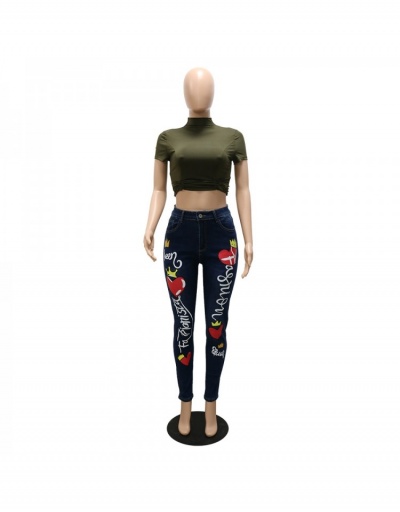 Replica  Summer Fashion Printing Women's Jeans #797256 $42.12 USD for Wholesale