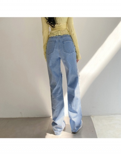 Replica  Summer Ripped Denim Casual Women's Pants #797265 $25.40 USD for Wholesale