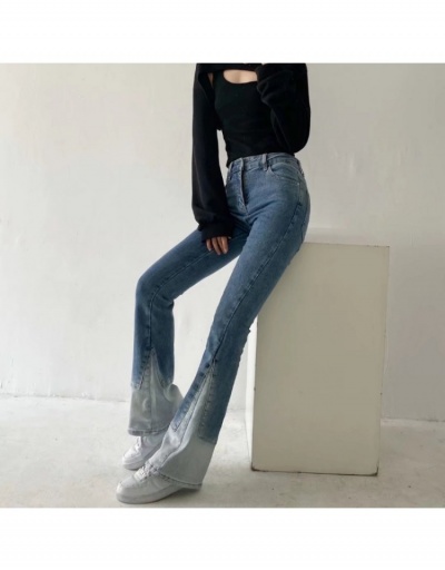 Women Gradient Color Denim Long Jeans  #797280 $41.15 USD, Wholesale Fashion Jeans