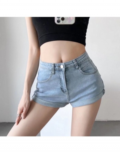 Replica Casual Women Zipper Up Denim Hot Pant  #797281 $36.40 USD for Wholesale