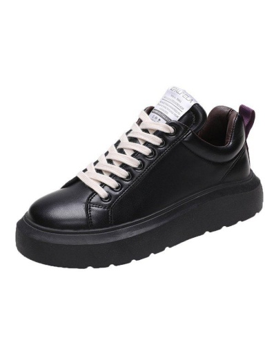 Korean Style Casual Lace Up Chunky Sneakers Women #797309 $24.38 USD, Wholesale Fashion Sneaker