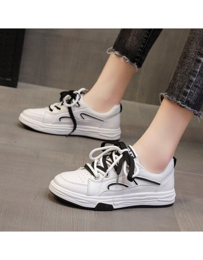 Replica Korean Style Contrast Color Lace Up Sneakers #797312 $28.15 USD for Wholesale