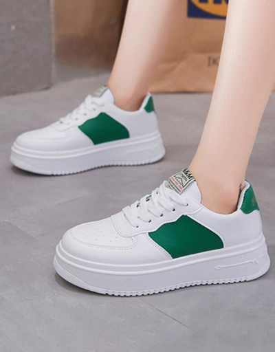 Trending Casual Women Chunky White Sneakers #797320 $20.49 USD, Wholesale Fashion Sneaker