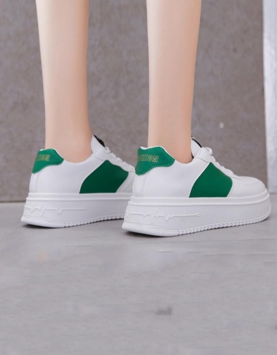 Replica Trending Casual Women Chunky White Sneakers #797320 $20.49 USD for Wholesale