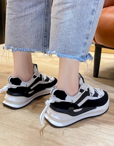 Replica Chunky Soles Casual Fashion Women Sneakers #797326 $25.35 USD for Wholesale