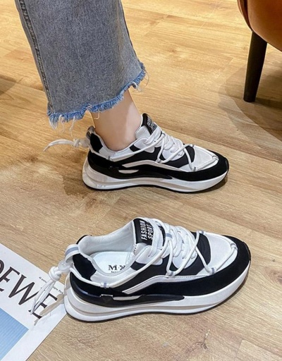 Replica Chunky Soles Casual Fashion Women Sneakers #797326 $25.35 USD for Wholesale