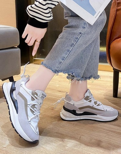 Replica Chunky Soles Casual Fashion Women Sneakers #797326 $25.35 USD for Wholesale