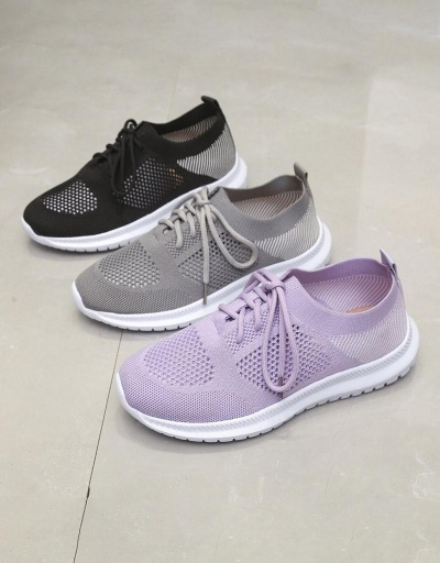 Replica Casual Latest Style Breathable Lace Up Flat Shoes #797331 $21.65 USD for Wholesale