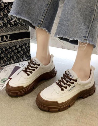 Casual Round Toe  Versatile Sneakers For Women #797335 $31.56 USD, Wholesale Fashion Sneaker