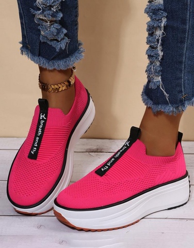 Replica Casual Jogger Contrast Color Sneaker For Women #797337 $29.27 USD for Wholesale