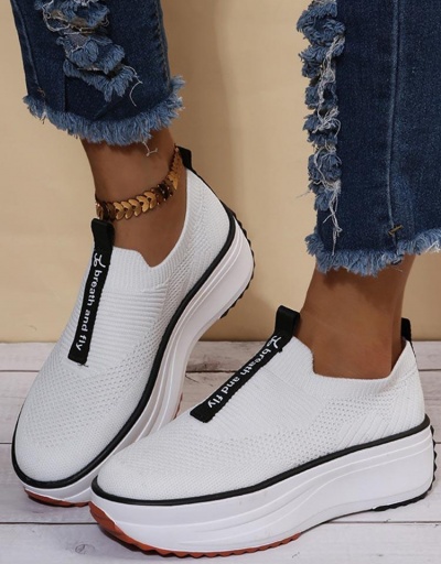 Replica Casual Jogger Contrast Color Sneaker For Women #797337 $29.27 USD for Wholesale