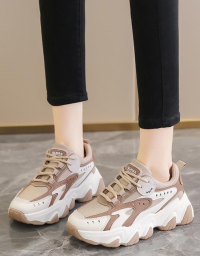 Chunky Soles Fashion Korean Style Casual Sneakers #797340 $24.90 USD, Wholesale Fashion Sneaker