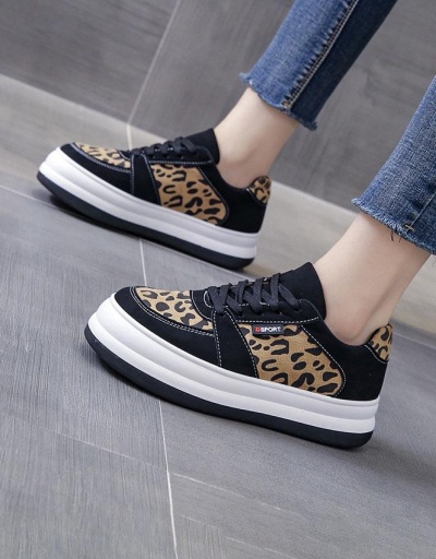 New Arrival Leopard Vintage Casual Flat Shoes #797342 $22.82 USD, Wholesale Fashion Sneaker