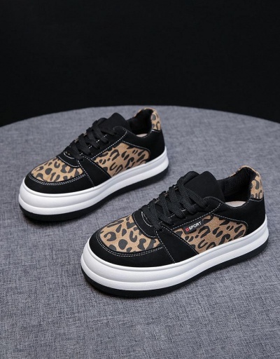 Replica New Arrival Leopard Vintage Casual Flat Shoes #797342 $22.82 USD for Wholesale