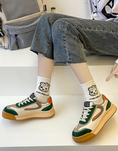 Replica Vintage Contrast Color Wedge Design Sneaker News #797364 $29.25 USD for Wholesale