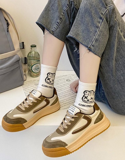 Replica Vintage Contrast Color Wedge Design Sneaker News #797364 $29.25 USD for Wholesale