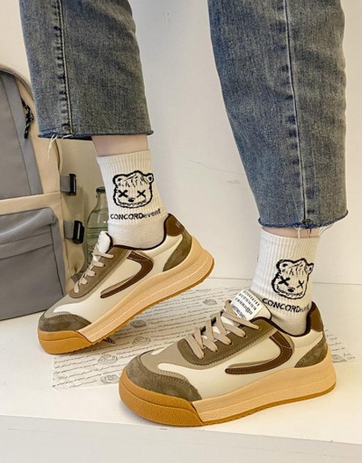 Replica Vintage Contrast Color Wedge Design Sneaker News #797364 $29.25 USD for Wholesale