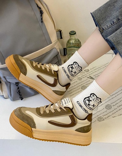 Replica Vintage Contrast Color Wedge Design Sneaker News #797364 $29.25 USD for Wholesale