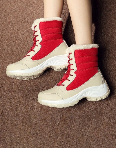 Popular Plush Patch High Top Sneakers For Women #797365 $35.49 USD, Wholesale Fashion Sneaker