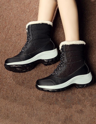 Replica Popular Plush Patch High Top Sneakers For Women #797365 $35.49 USD for Wholesale