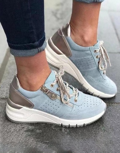 Casual Spring Fall Round Toe Women Sneakers #797366 $29.27 USD, Wholesale Fashion Sneaker