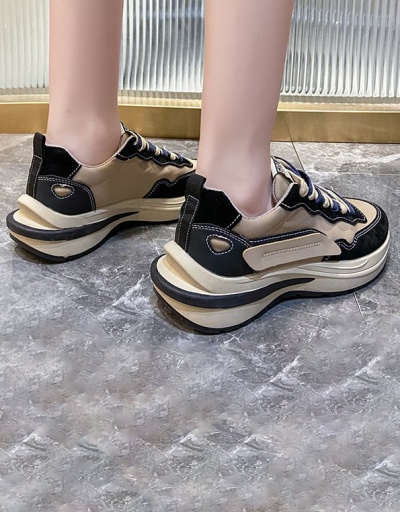 Replica Casual Chunky Soles Comfy Women Sneakers #797379 $28.15 USD for Wholesale