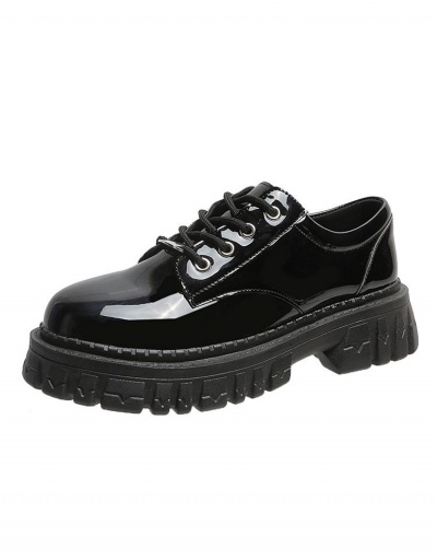 Replica Japanese Style Black Slip On Chunky Shoes #797394 $22.23 USD for Wholesale