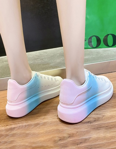 Replica Fresh Gradient Color New Arrival Sneakers #797395 $32.17 USD for Wholesale