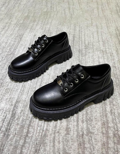 Replica Preppy Style Matte Black Slip On Chunky Shoes #797396 $24.00 USD for Wholesale