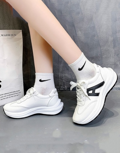 Replica Autumn Trendy Versatile Women Sneakers #797406 $22.25 USD for Wholesale