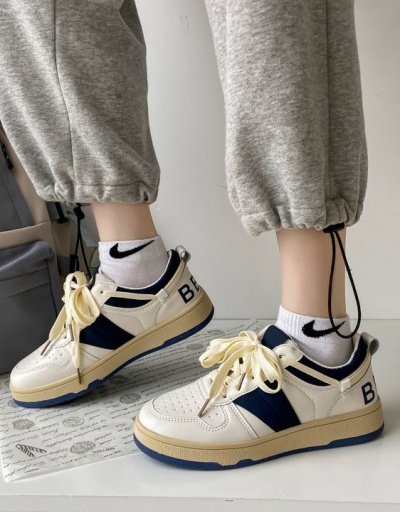 Casual Contrast Color Trendy Women Sneakers #797415 $24.89 USD, Wholesale Fashion Sneaker