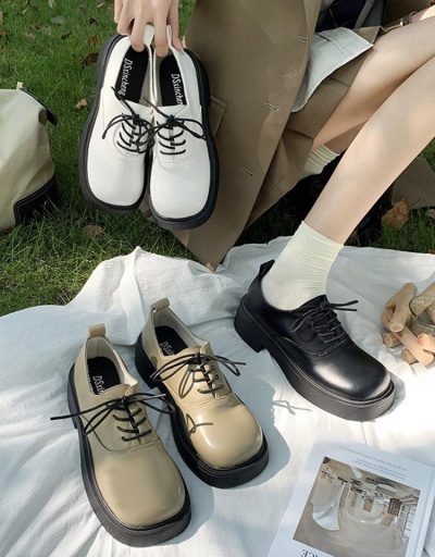 Replica Preppy Style Square Toe Casual Uniform Shoes #797420 $24.21 USD for Wholesale