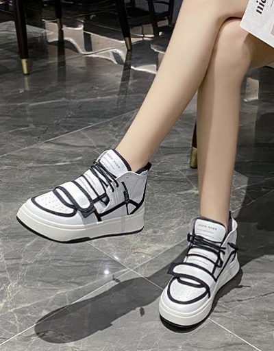 Replica Korean Style Velcro Casual Student Sneakers #797421 $48.55 USD for Wholesale