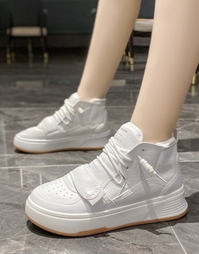 Replica Korean Style Velcro Casual Student Sneakers #797421 $48.55 USD for Wholesale