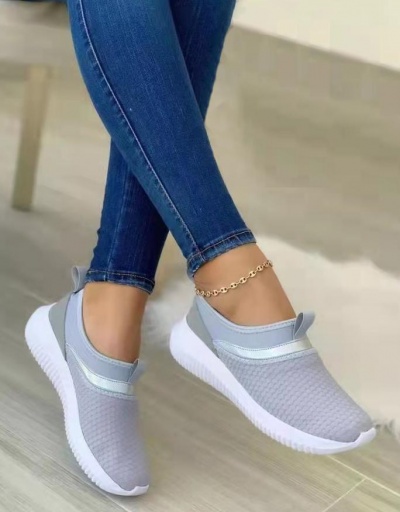 Replica Knitted Casual Chunky Soles Slip On Shoes Women #797441 $24.21 USD for Wholesale