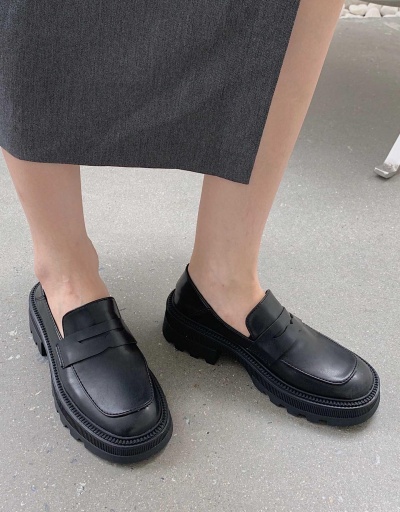 Replica Solid British Style Casual Slip On Shoes #797453 $42.80 USD for Wholesale